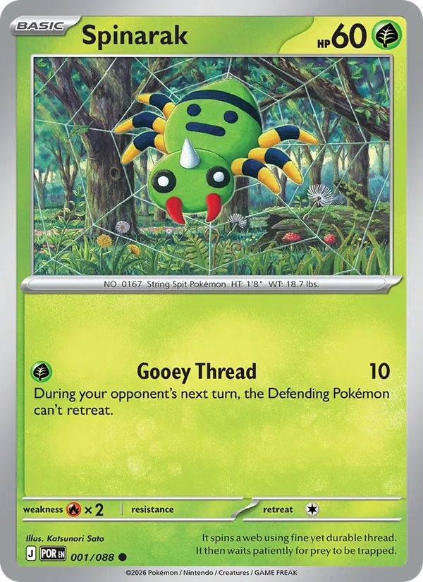 Spinarak - Perfect Order Pokemon Card