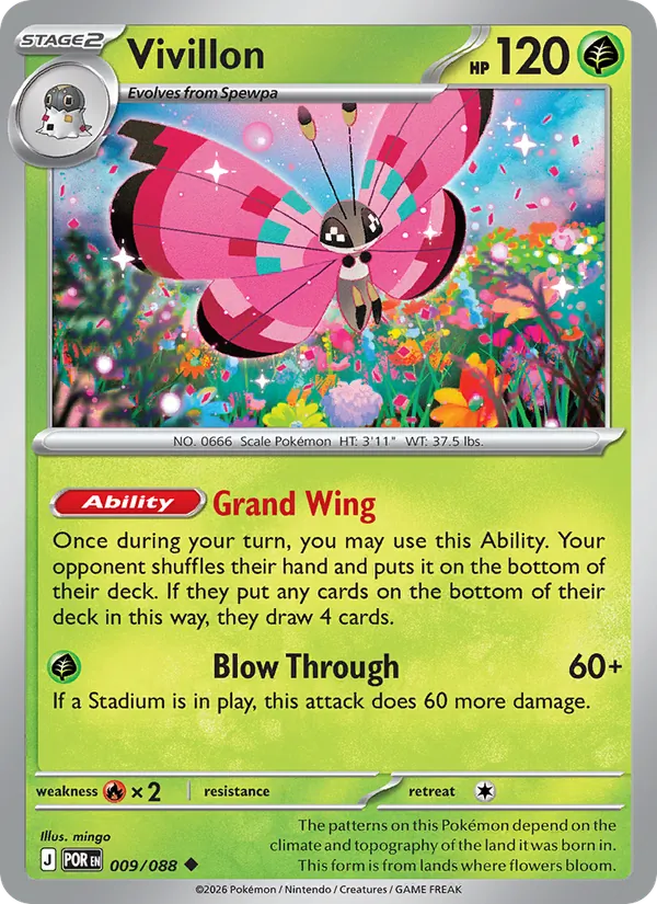 Vivillon - Perfect Order Pokemon Card