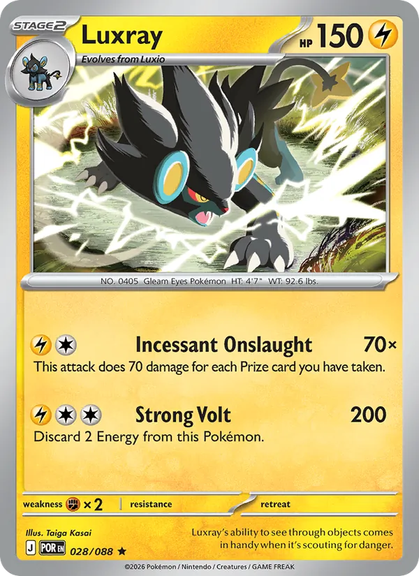 Luxray - Perfect Order Pokemon Card
