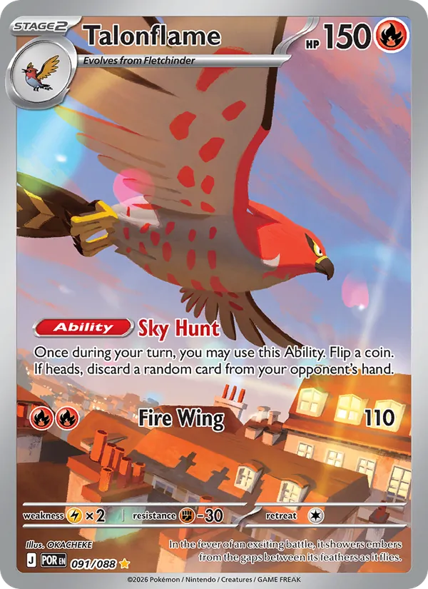 Talonflame - Perfect Order Pokemon Card