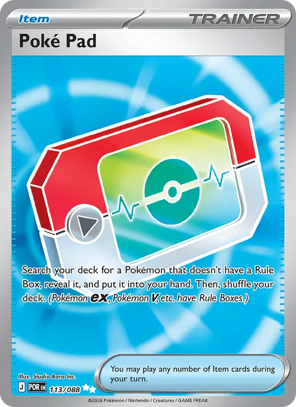 Poké Pad - Perfect Order Pokemon Card