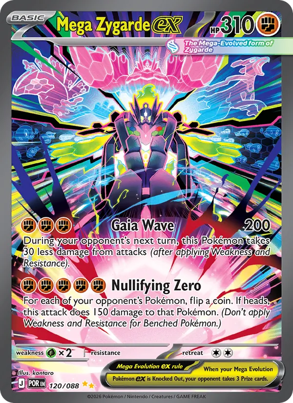 Mega Zygarde ex - Perfect Order Pokemon Card