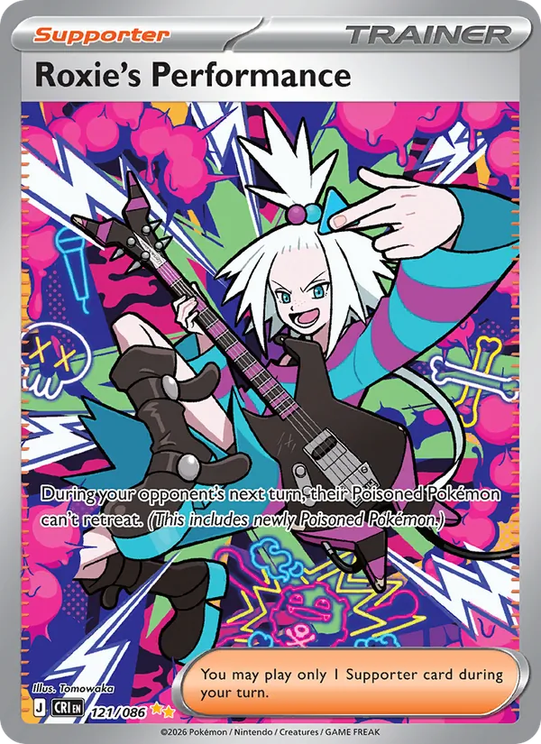 Roxie's Performance - Chaos Rising Pokemon Card