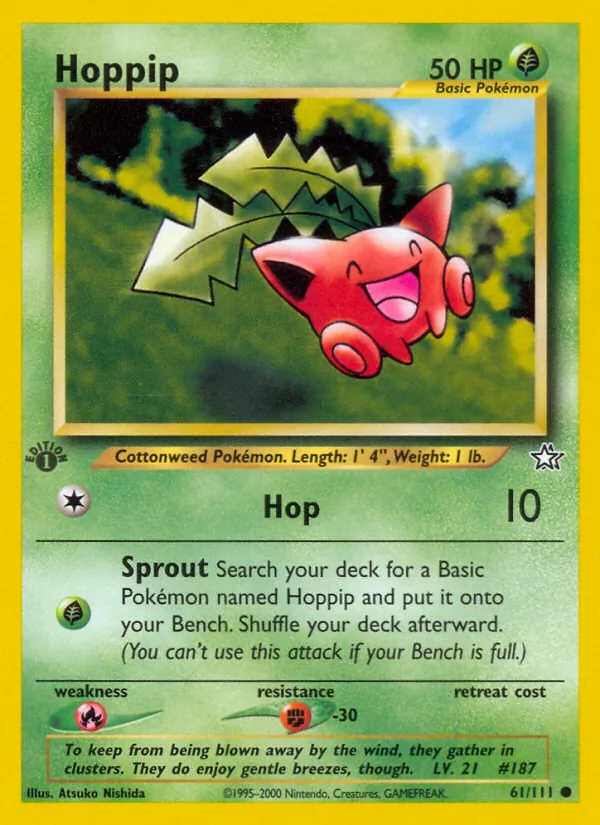 Hoppip - Neo Genesis Pokemon Card