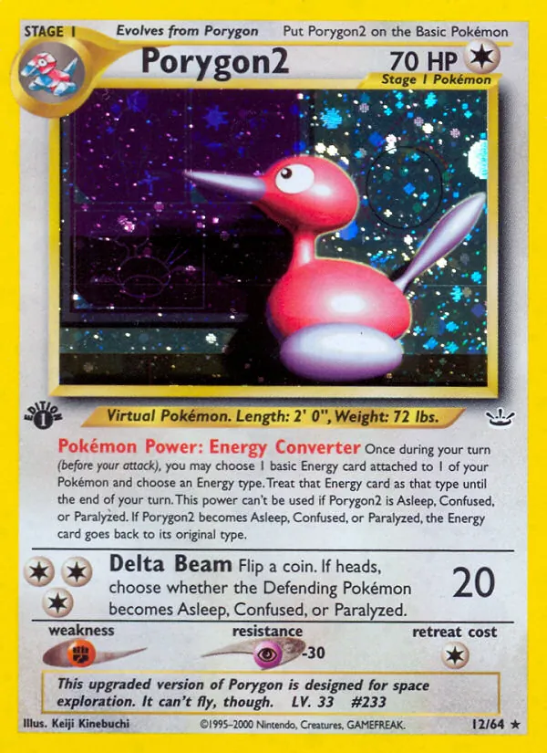 Porygon2 - Neo Revelation Pokemon Card