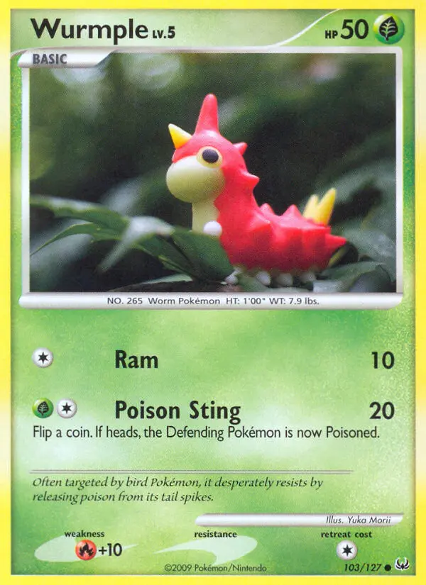 Wurmple - Platinum Pokemon Card