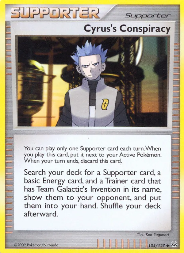Cyrus's Conspiracy - Platinum Pokemon Card