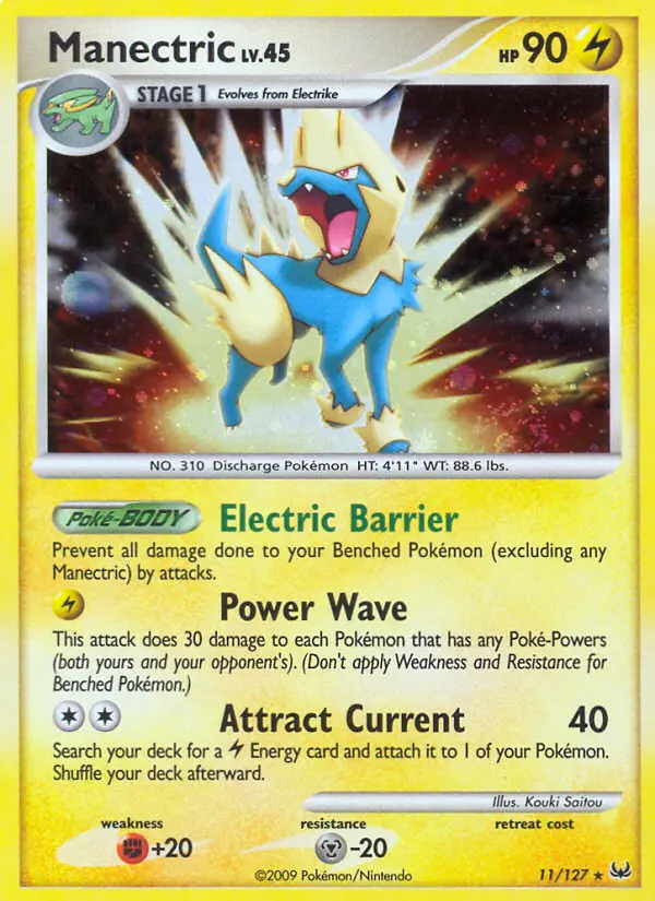 Manectric - Platinum Pokemon Card
