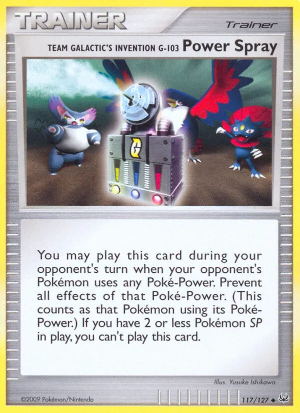 Team Galactic's Invention G-103 Power Spray - Platinum Pokemon Card
