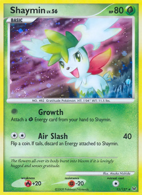 Shaymin - Platinum Pokemon Card