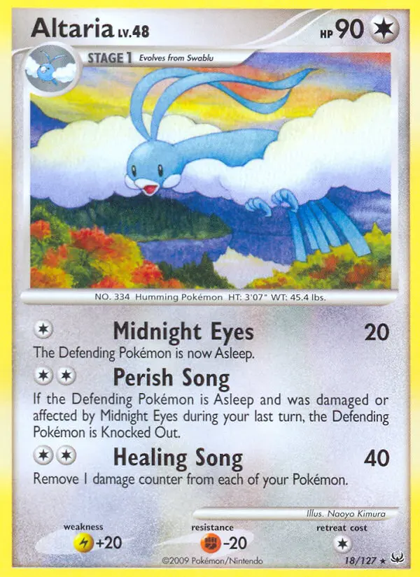 Altaria - Platinum Pokemon Card
