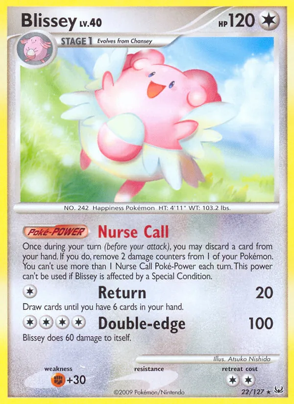 Blissey - Platinum Pokemon Card