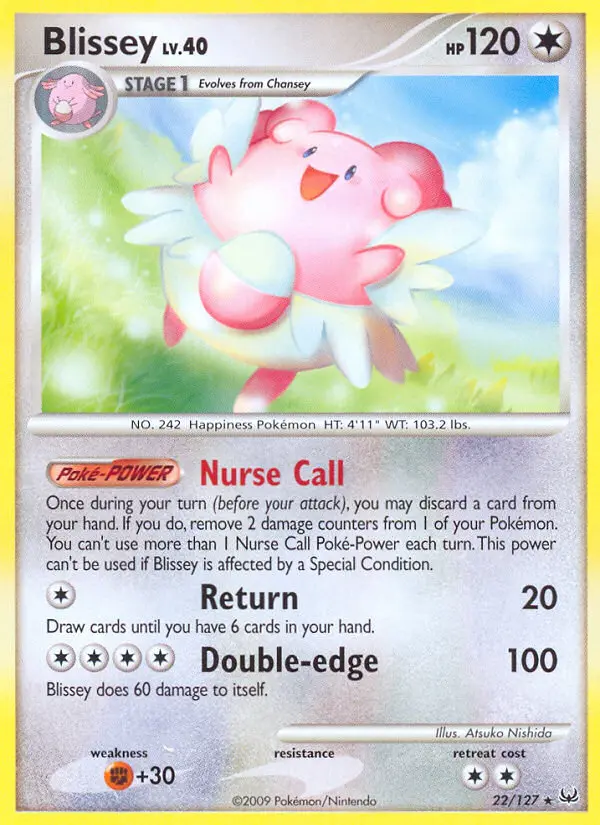 Blissey - Platinum Pokemon Card