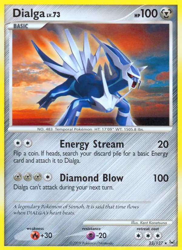 Dialga - Platinum Pokemon Card