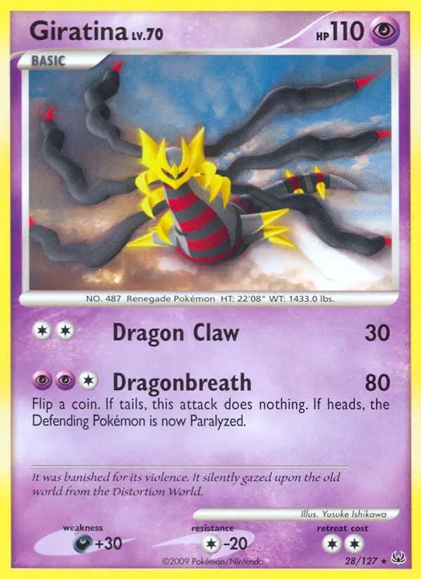 Giratina - Platinum Pokemon Card