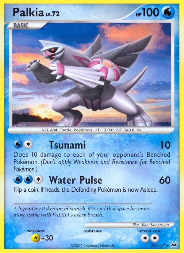 Palkia - Platinum Pokemon Card