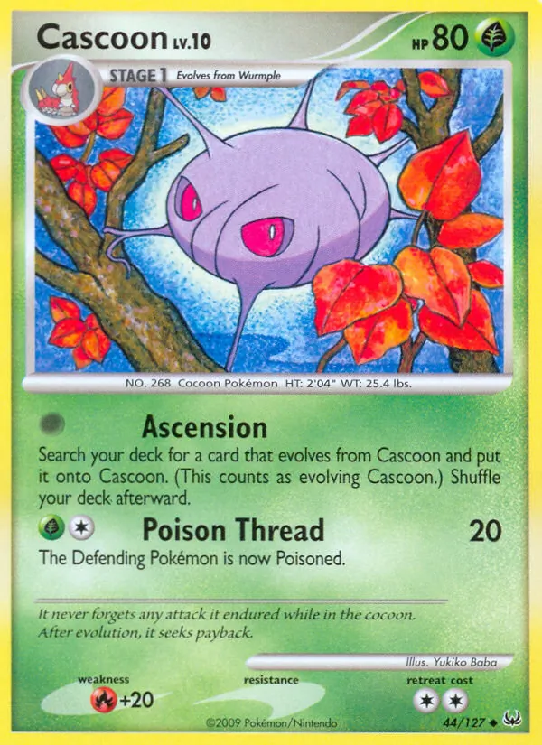 Cascoon - Platinum Pokemon Card