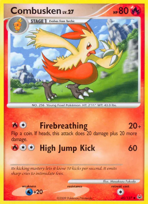 Combusken - Platinum Pokemon Card