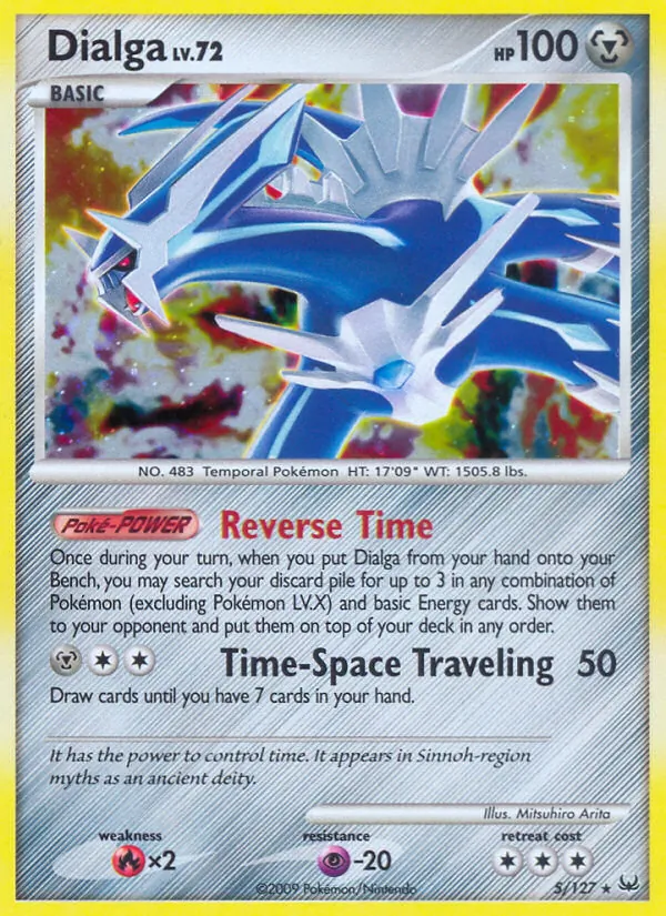 Dialga - Platinum Pokemon Card