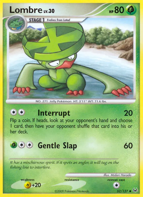 Lombre - Platinum Pokemon Card
