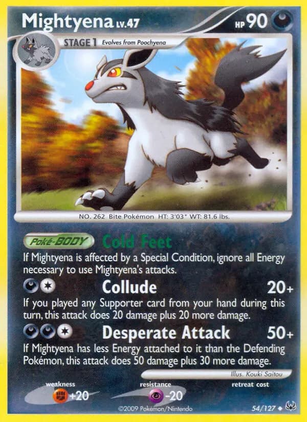 Mightyena - Platinum Pokemon Card