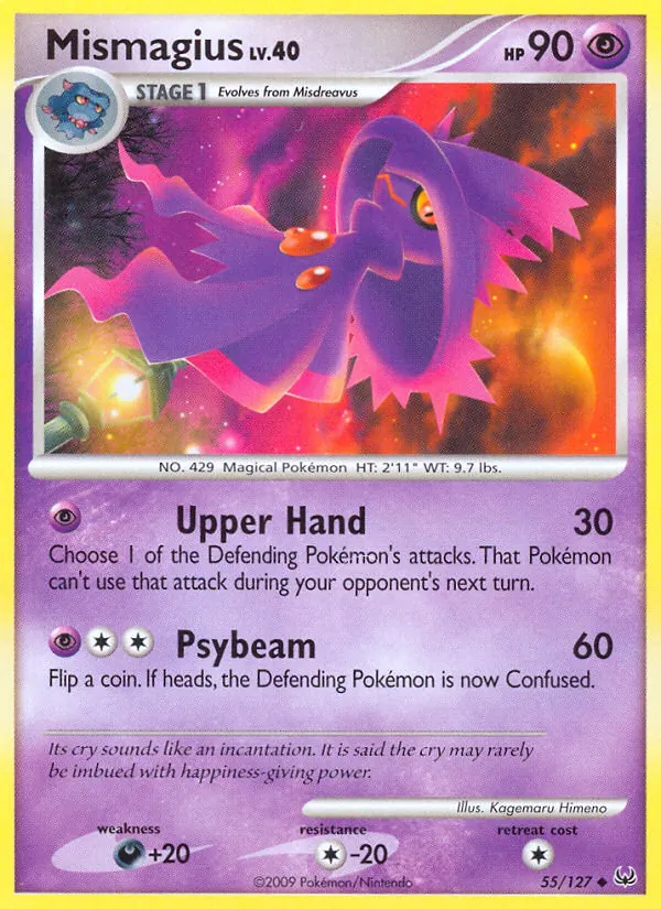 Mismagius - Platinum Pokemon Card