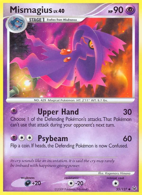 Mismagius - Platinum Pokemon Card