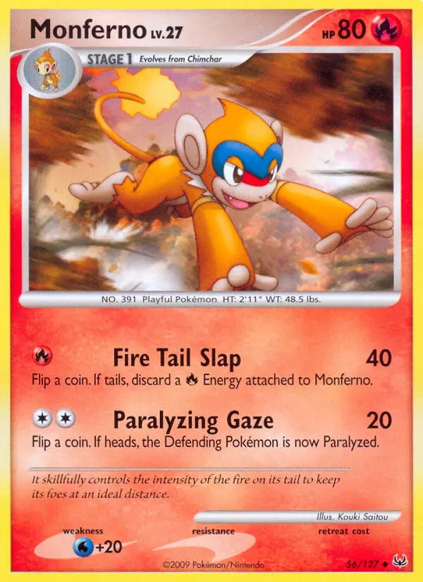 Monferno - Platinum Pokemon Card