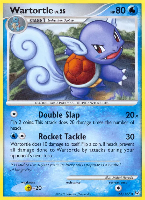 Wartortle - Platinum Pokemon Card
