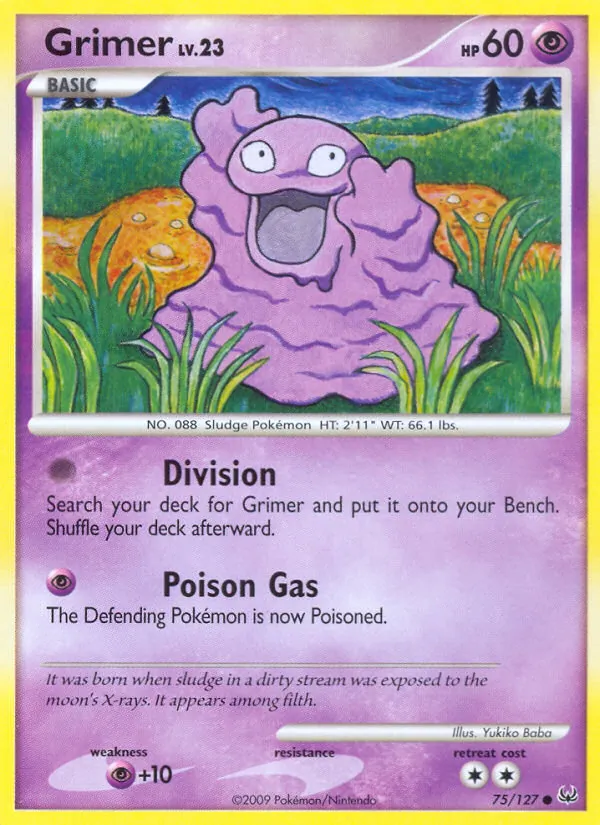 Grimer - Platinum Pokemon Card