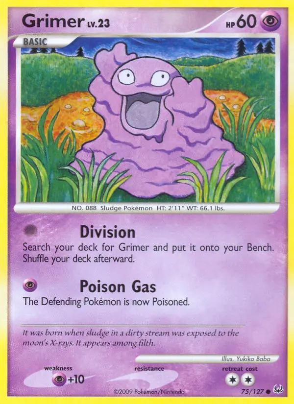 Grimer - Platinum Pokemon Card