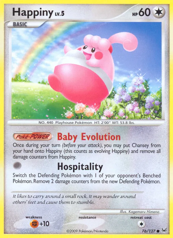 Happiny - Platinum Pokemon Card
