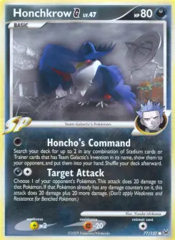 Honchkrow G - Platinum