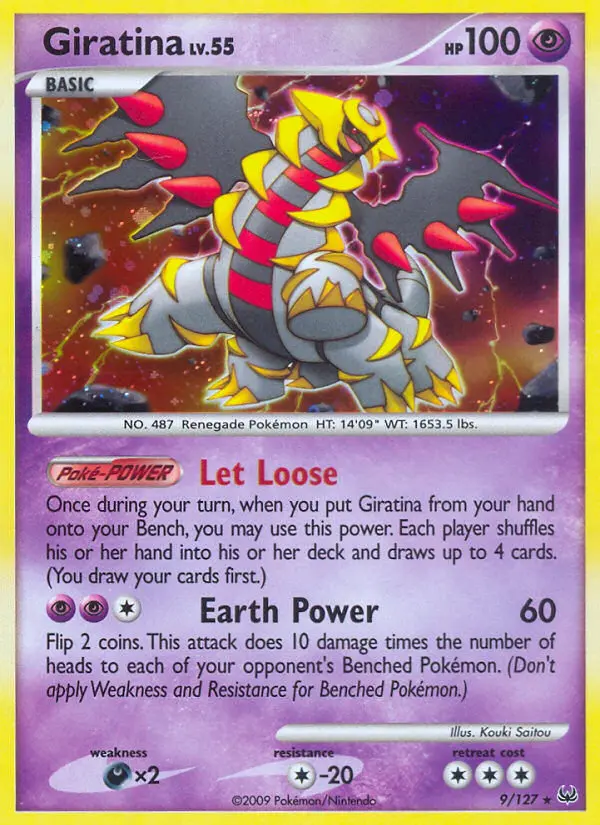 Giratina - Platinum Pokemon Card