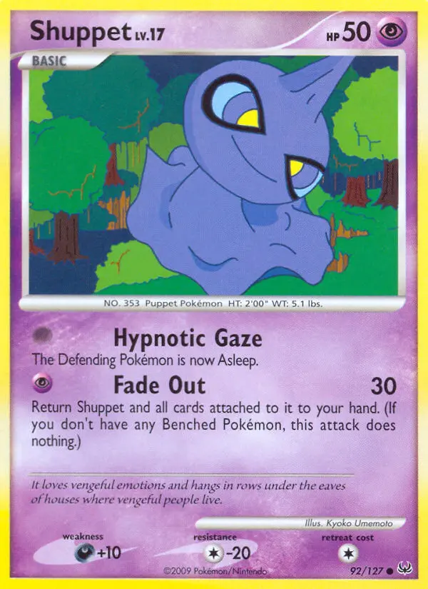 Shuppet - Platinum Pokemon Card