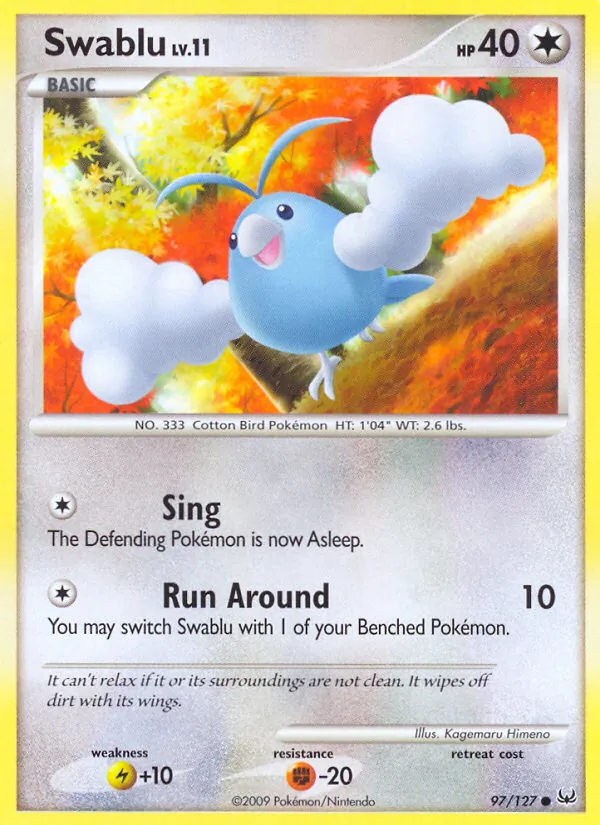 Swablu - Platinum Pokemon Card