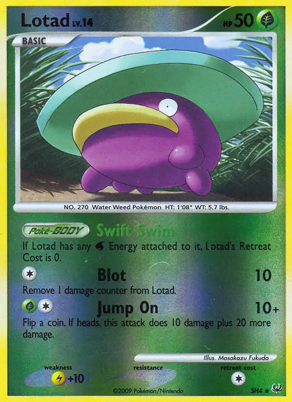 Lotad - Platinum Pokemon Card