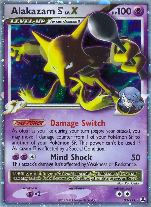 Alakazam 4 - Rising Rivals Pokemon Card