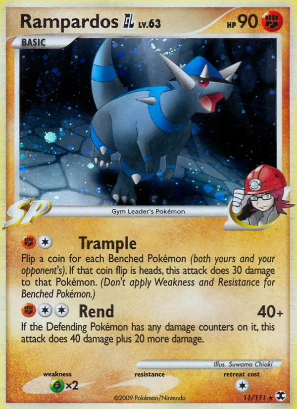 Rampardos GL - Rising Rivals Pokemon Card