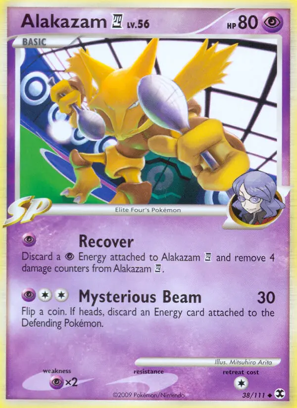 Alakazam 4 - Rising Rivals Pokemon Card