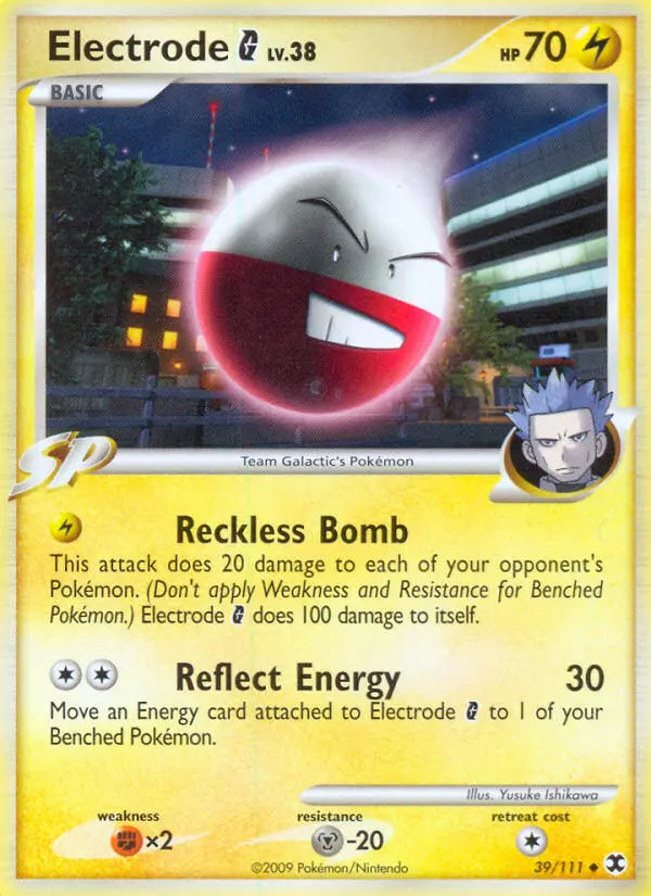 Electrode G - Rising Rivals Pokemon Card