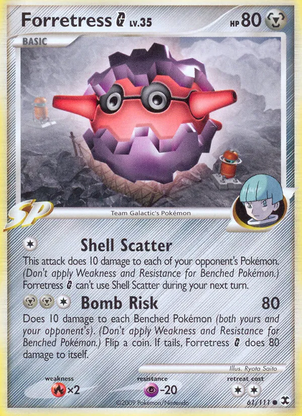 Forretress G - Rising Rivals Pokemon Card
