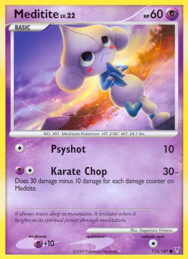 Meditite - Supreme Victors Pokemon Card