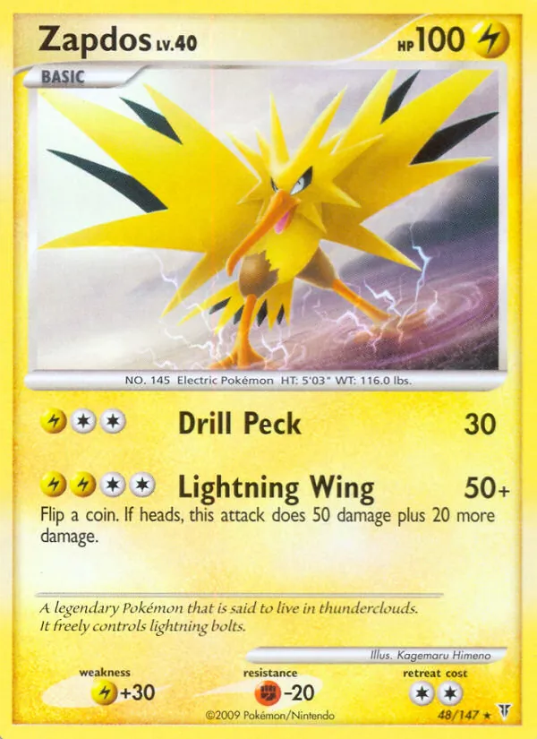 Zapdos - Supreme Victors Pokemon Card