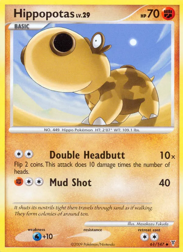 Hippopotas - Supreme Victors Pokemon Card