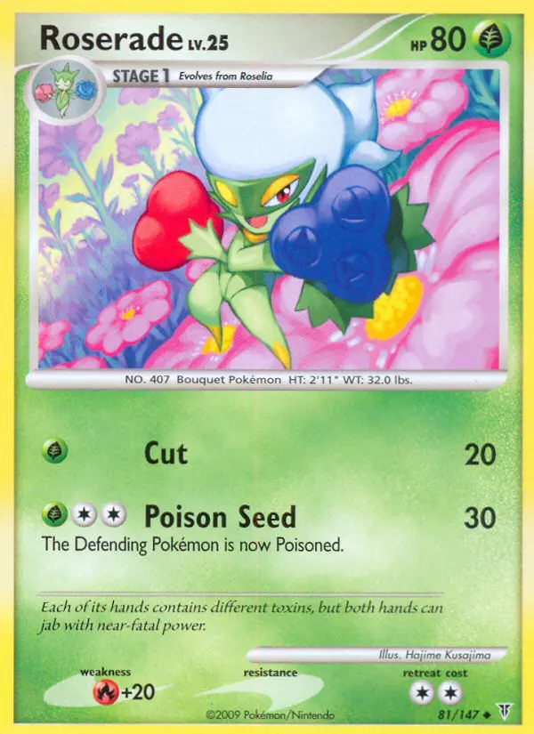 Roserade - Supreme Victors Pokemon Card