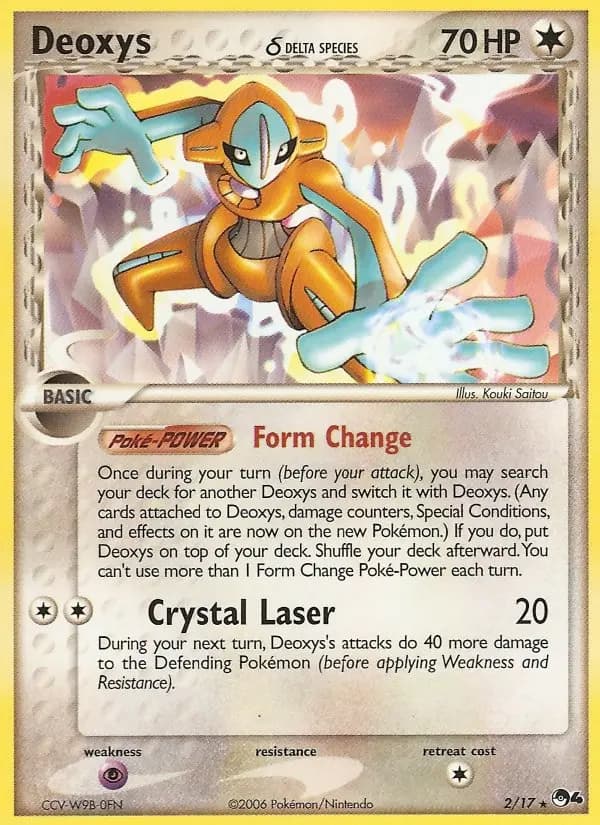 Deoxys δ - POP Series 4 Pokemon Card