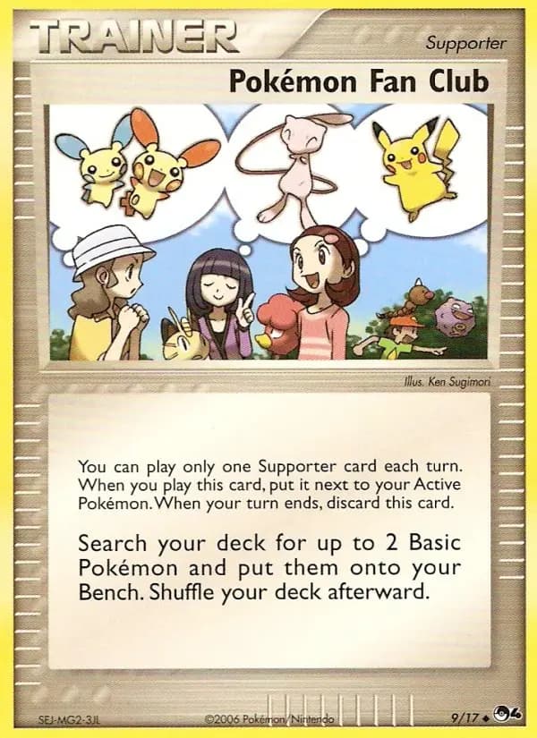 Pokémon Fan Club - POP Series 4 Pokemon Card