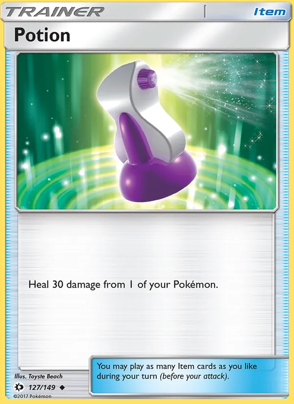 Potion - Sun & Moon Pokemon Card