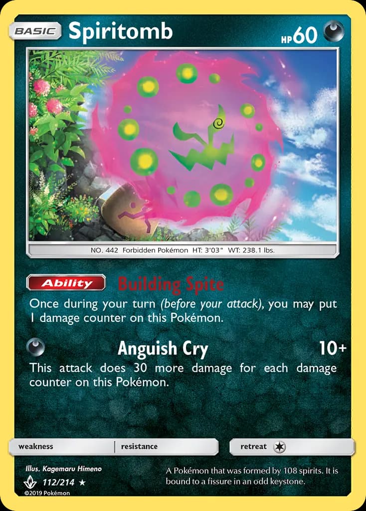 Spiritomb - Unbroken Bonds Pokemon Card